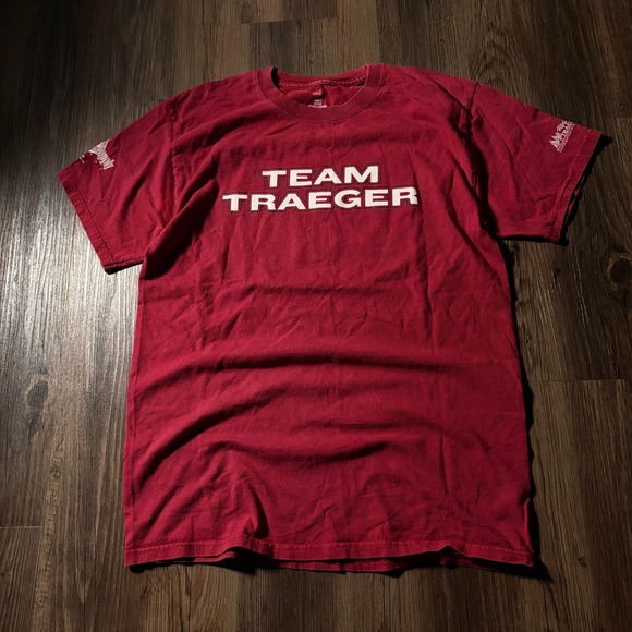 Mens‎ Oklahoma OU Traeger Grills Team Graphic T Shirt Red M/M/M - Picture 2 of 6